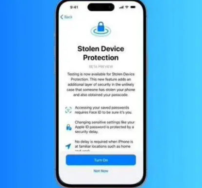 黄南苹果授权维修店分享被盗设备保护功能开启方法 