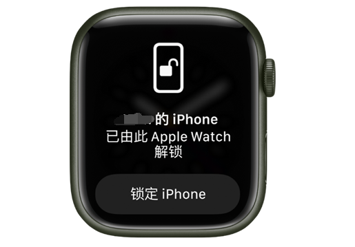 黄南苹果手机维修分享用 AppleWatch 解锁配备面容 ID 的 iPhone方法 