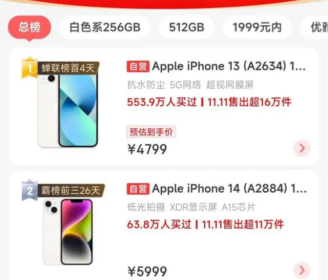 黄南苹果14维修分享iPhone14配置不如同价位的安卓还能大卖 