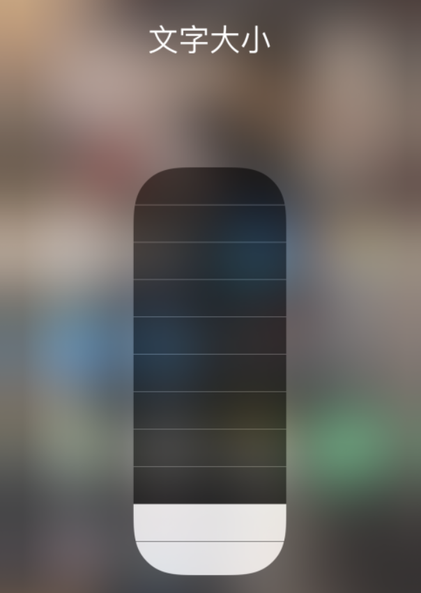 黄南苹果手机维修分享小技巧：在 iPhone 控制中心快速调节字体大小 